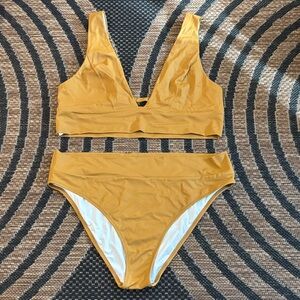 UpWest Mustard Yellow Bikini Set